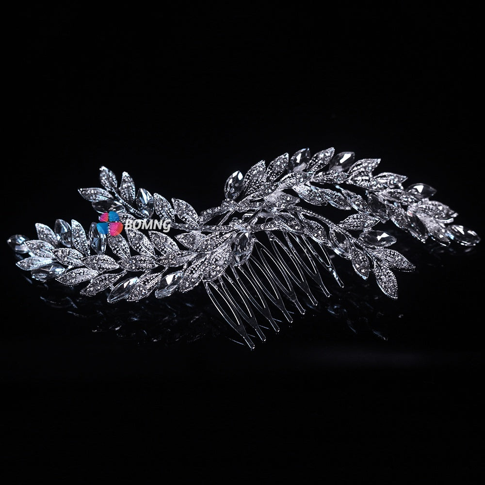 Bomng romantic temperament silver wings wing hair side shape headdress