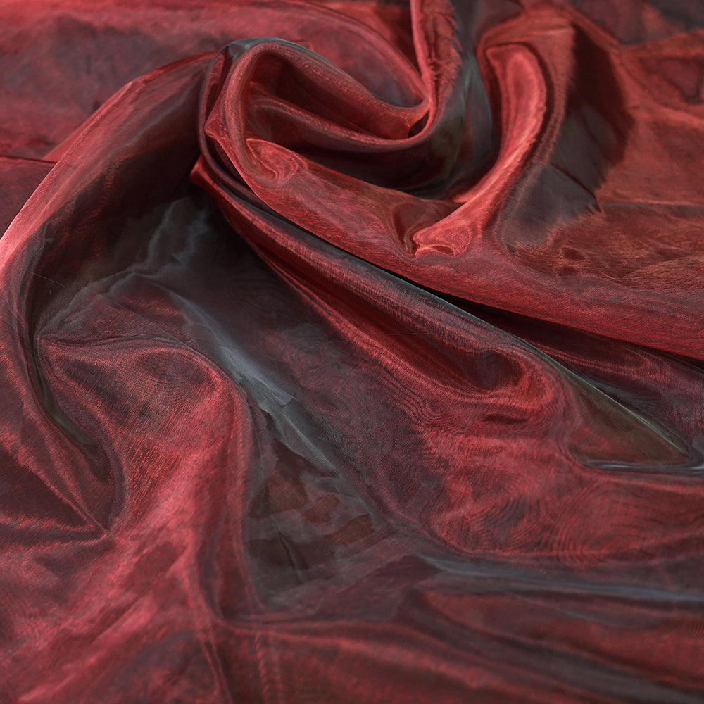 Bomng Red And Black Phantom Mermaid Organza Wedding Decoration Fabric