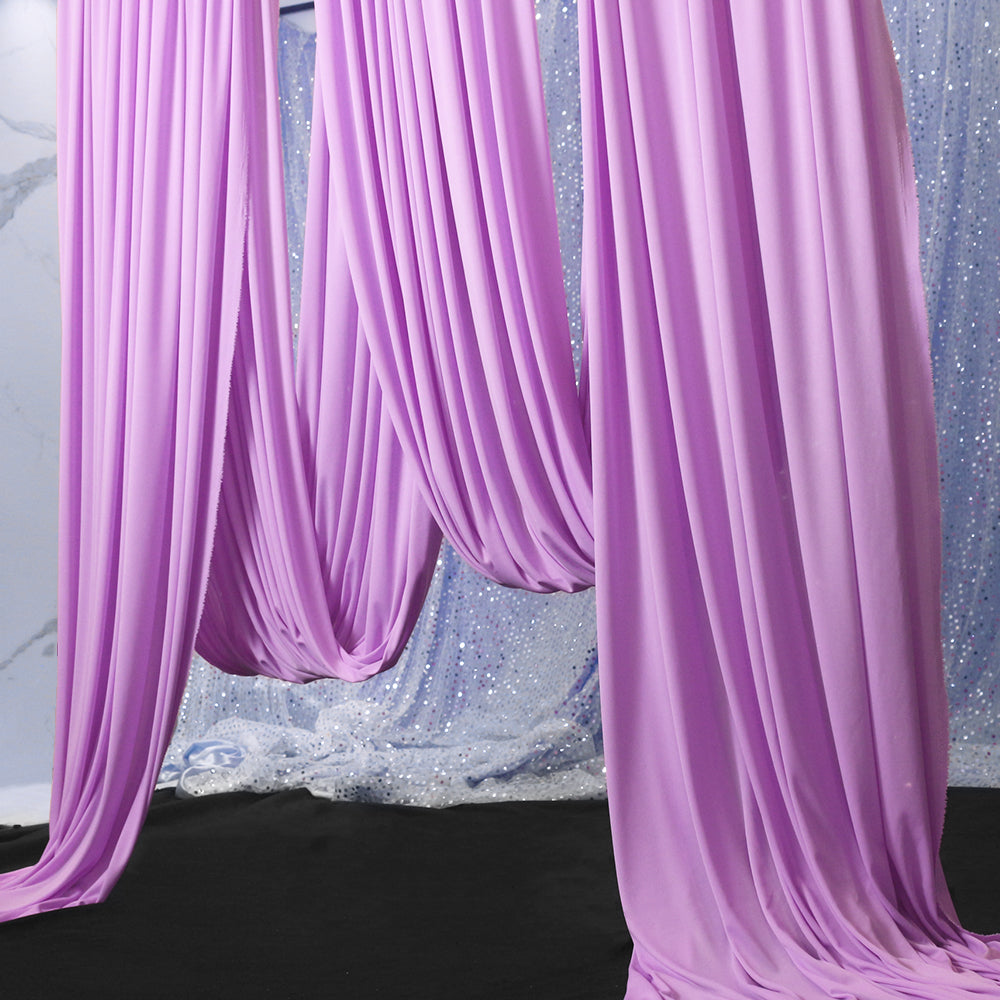 Bomng Fantasy Purple Silk Elastic Drapery Wedding Decoration