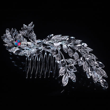 Bomng romantic temperament silver wings wing hair side shape headdress