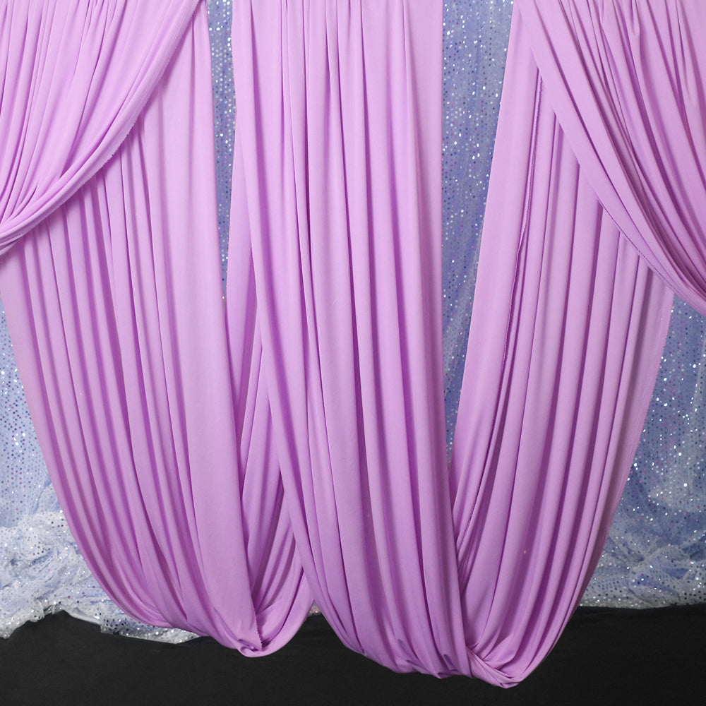 Bomng Fantasy Purple Silk Elastic Drapery Wedding Decoration