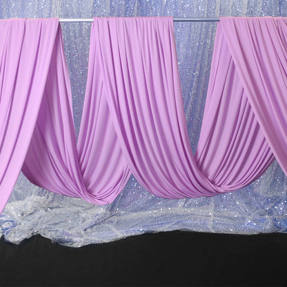 Bomng Fantasy Purple Silk Elastic Drapery Wedding Decoration